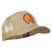 Horse Hoof Mascot Embroidered Mesh Back Cap