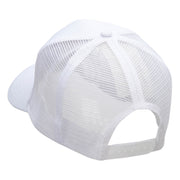 Hooked Embroidered Prostyle Mesh Cap