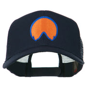 Horse Hoof Mascot Embroidered Mesh Back Cap