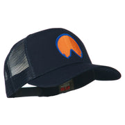 Horse Hoof Mascot Embroidered Mesh Back Cap