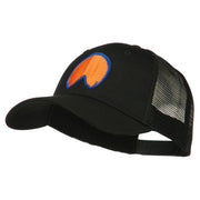 Horse Hoof Mascot Embroidered Mesh Back Cap