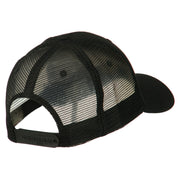 Horse Hoof Mascot Embroidered Mesh Back Cap