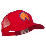 Horse Hoof Mascot Embroidered Mesh Back Cap