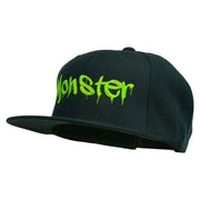 Halloween Monster Embroidered Snapback Cap