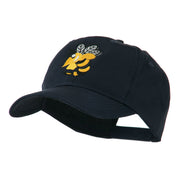 Flying Hornet Mascot Embroidered Cap