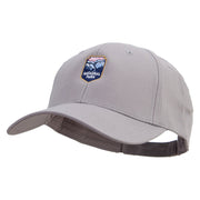 Wild National Landmark Logo Embroidered Low Profile Cap - Grey OSFM