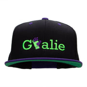 Goalie Embroidered Wool Blend Classic Snapback