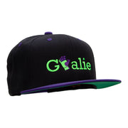 Goalie Embroidered Wool Blend Classic Snapback