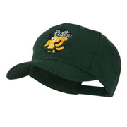 Flying Hornet Mascot Embroidered Cap