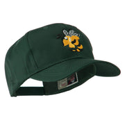 Flying Hornet Mascot Embroidered Cap