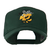 Flying Hornet Mascot Embroidered Cap