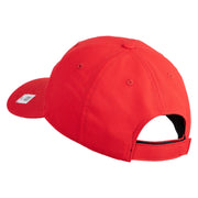 Marines The Few The Proud Embroidered 6 Panel Unstructured Cotton Twill Cap Made in USA - Red OSFM