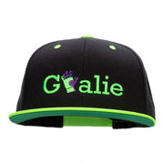 Goalie Embroidered Wool Blend Classic Snapback