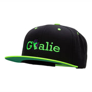 Goalie Embroidered Wool Blend Classic Snapback