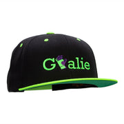 Goalie Embroidered Wool Blend Classic Snapback