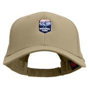 Wild National Landmark Logo Embroidered Low Profile Cap - Khaki OSFM