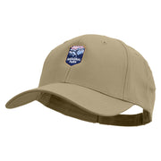 Wild National Landmark Logo Embroidered Low Profile Cap - Khaki OSFM