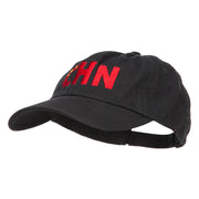 China CHN Flag Embroidered Low Profile Cap