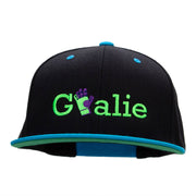 Goalie Embroidered Wool Blend Classic Snapback