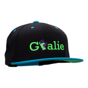 Goalie Embroidered Wool Blend Classic Snapback