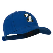 Holstein Number Embroidered Youth Brushed Cap