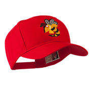 Flying Hornet Mascot Embroidered Cap