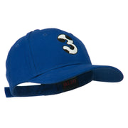 Holstein Number Embroidered Youth Brushed Cap