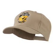 Flying Hornet Mascot Embroidered Cap