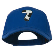 Holstein Number Embroidered Youth Brushed Cap