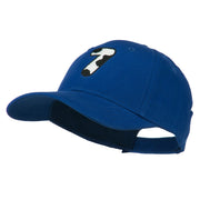 Holstein Number Embroidered Youth Brushed Cap