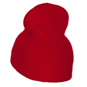 Houston Embroidered Knitted Short Beanie