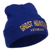 Ghost Hunting Veteran Embroidered Long Beanie