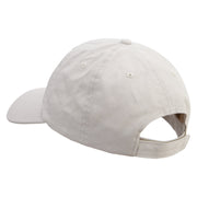 Longhorn Beetle Logo Embroidered Low Profile Dyed Cotton Twill Cap - Putty OSFM