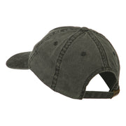 Fishing Crossed Fishhooks Embroidered Washed Cap