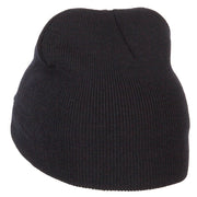 Houston Embroidered Knitted Short Beanie