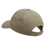 Longhorn Beetle Logo Embroidered Low Profile Dyed Cotton Twill Cap - Olive OSFM