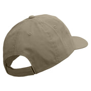 Longhorn Beetle Logo Embroidered Low Profile Dyed Cotton Twill Cap - Olive OSFM