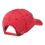 Fishing Crossed Fishhooks Embroidered Washed Cap