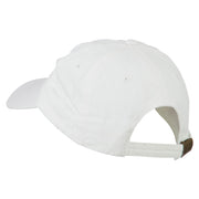 Western Horseshoe Embroidered Washed Cap