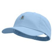 Longhorn Beetle Logo Embroidered Low Profile Dyed Cotton Twill Cap - Sky-Blue OSFM