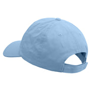 Longhorn Beetle Logo Embroidered Low Profile Dyed Cotton Twill Cap - Sky-Blue OSFM