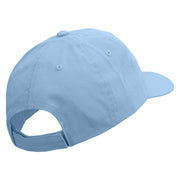 Longhorn Beetle Logo Embroidered Low Profile Dyed Cotton Twill Cap - Sky-Blue OSFM