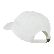 Fishing Crossed Fishhooks Embroidered Washed Cap