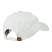 Fishing Crossed Fishhooks Embroidered Washed Cap