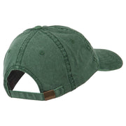 Western Horseshoe Embroidered Washed Cap