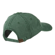 Fishing Crossed Fishhooks Embroidered Washed Cap