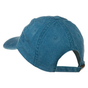 Western Horseshoe Embroidered Washed Cap