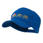 Christmas Ho Ho Ho with Hat Embroidered Cap