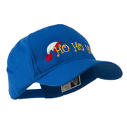 Christmas Ho Ho Ho with Hat Embroidered Cap