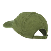 Fishing Crossed Fishhooks Embroidered Washed Cap